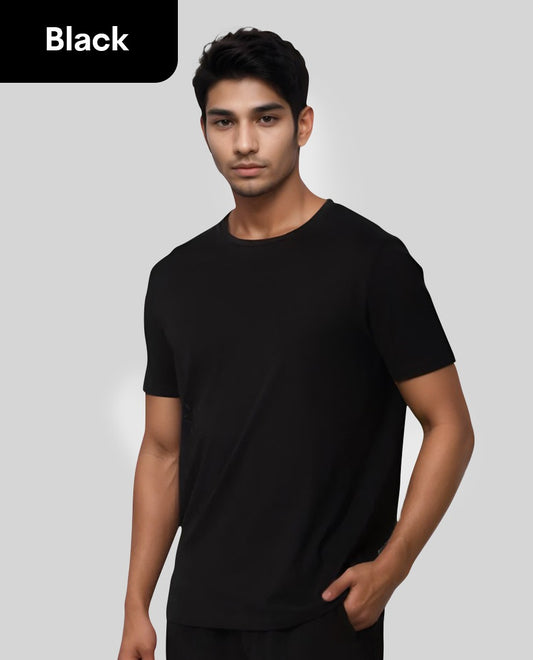 Relaxed Fit Plain T-Shirts