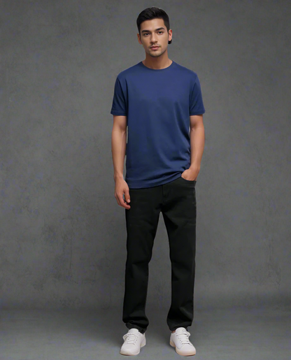 Relaxed Fit Solid T-Shirt