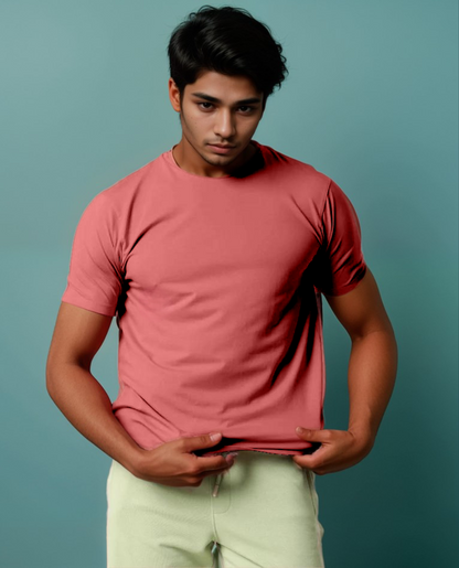 Relaxed Fit Solid T-Shirt