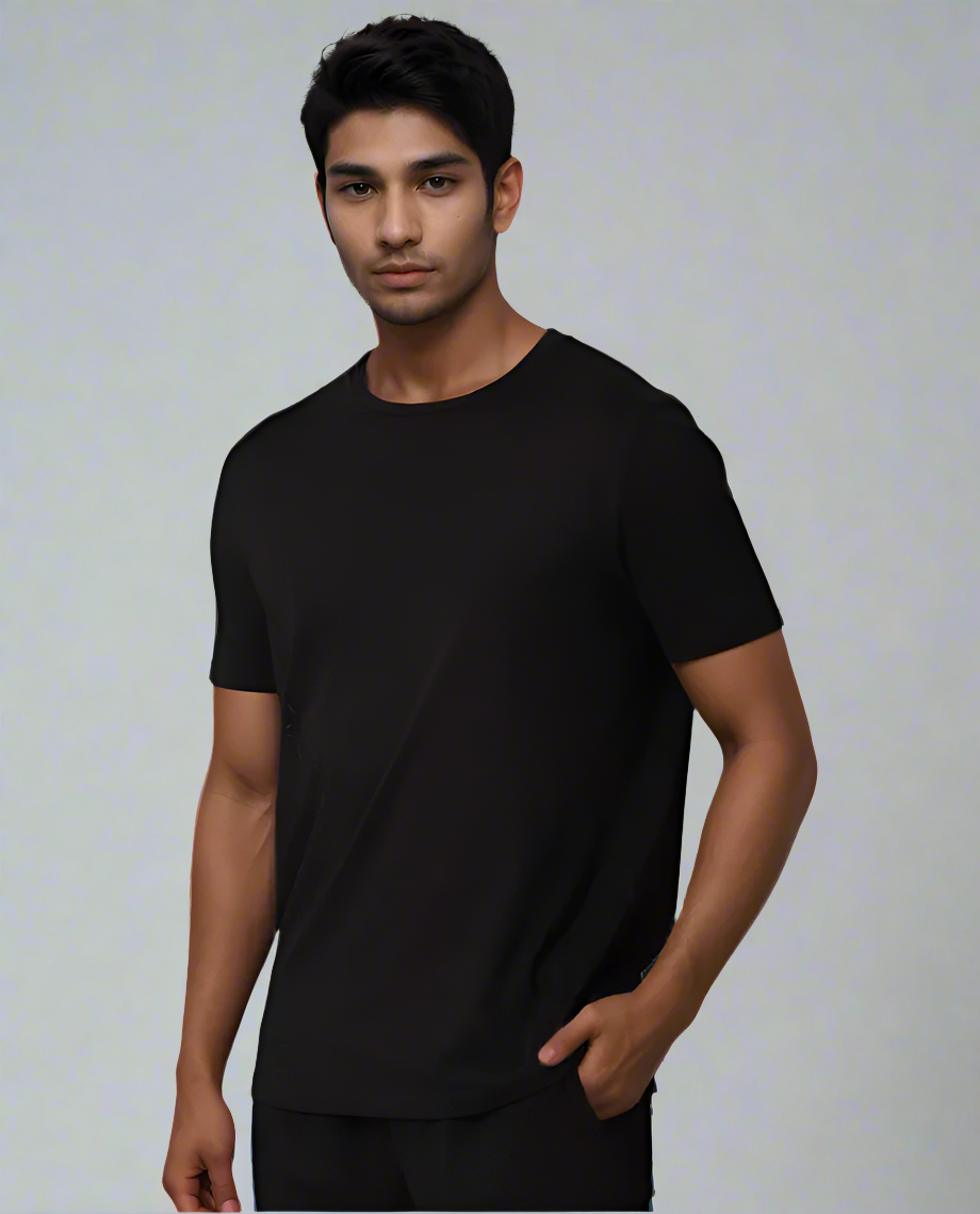 Relaxed Fit Solid T-Shirt