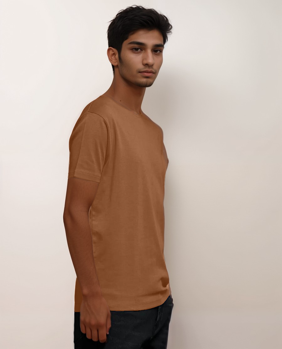 Relaxed Fit Solid T-Shirt